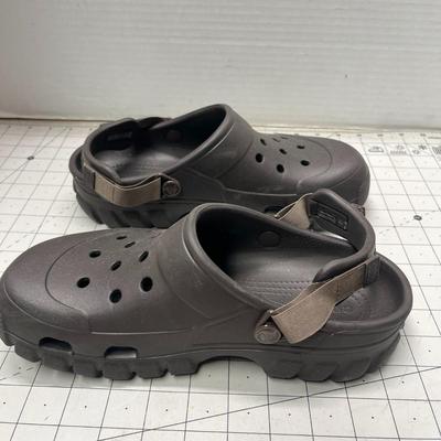 Brown-Black Crocs for Men or Women