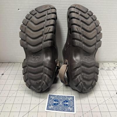 Brown-Black Crocs for Men or Women