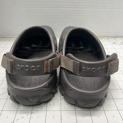 Brown-Black Crocs for Men or Women