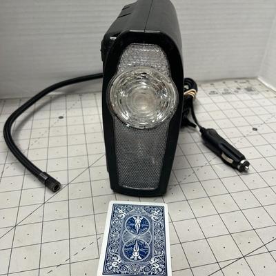 Hyper Tough 12v Portable Tire Inflator and Flashlight