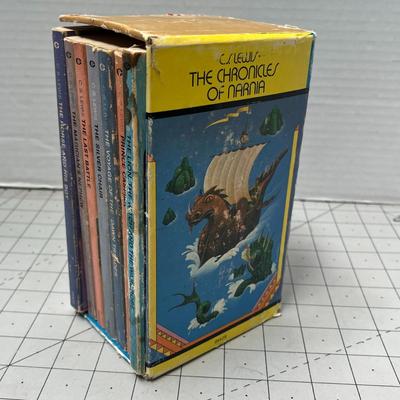 C. S. Lewis The Chronicles Of Narnia Collier Box Set 7 Books Paperback