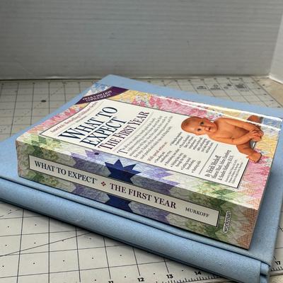 Baby Photo Album and 'What to Expect the First Year' Book