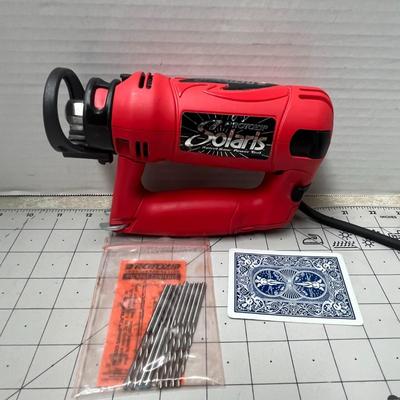 Rotozip Solaris Spiral Saw Power Tool #sls01 Type 1 Router Style Roto Zip with Case