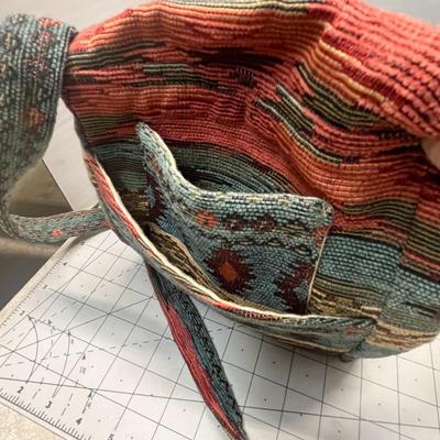 2 Set Women's Tapestry Bag Shoulder Handbag