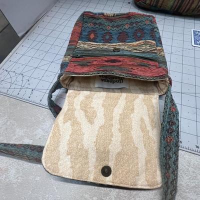 2 Set Women's Tapestry Bag Shoulder Handbag