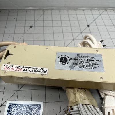 Various Extension Cords; Master Electrician 6-feet Cube Tap Extension Cord