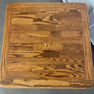 Solid Oak Side/lamp Table