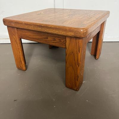 Solid Oak Side/lamp Table