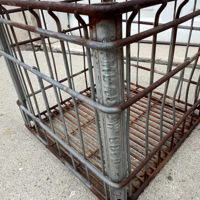 3 Piece Metal Crate / Meadow Gold Metal Baskets