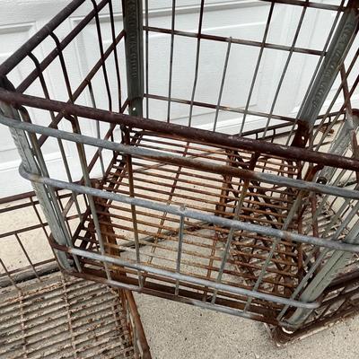 3 Piece Metal Crate / Meadow Gold Metal Baskets