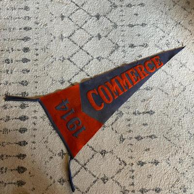 Vintage 1914 Commerce Flag
