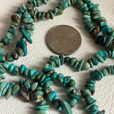 Gorgeous  Turquoise Nugget Necklace