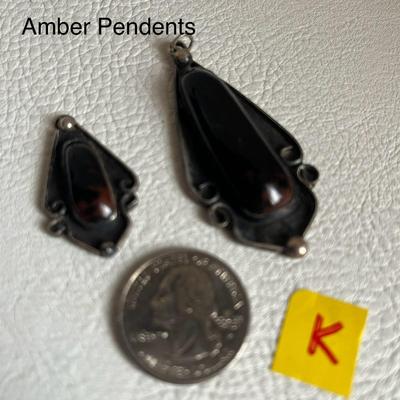 Amber Pendants
