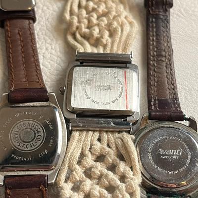 Set of 3 Watches (1 is a Levi Strauss & Co.)