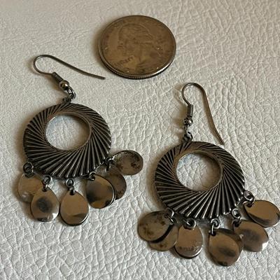 Necklace With Hanging Earrings