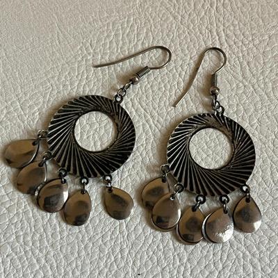Necklace With Hanging Earrings