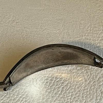 Mexican Abalone Inlay Bangle/cuff Bracelet with clasp