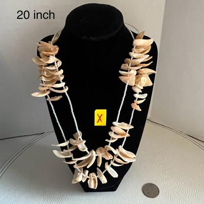 White Shell Necklace Barkhor