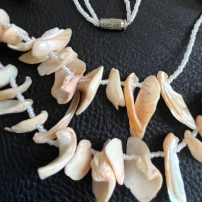 White Shell Necklace Barkhor