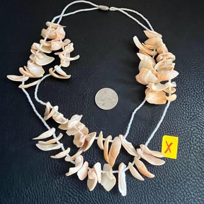 White Shell Necklace Barkhor