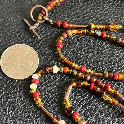 Gorgeous Multicolor Beaded Statement Necklace