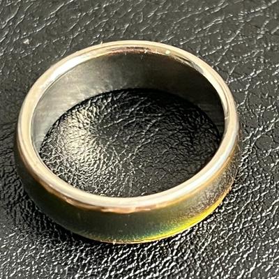 Set of 2 Rings: 14K Gold Ring + possible mood ring