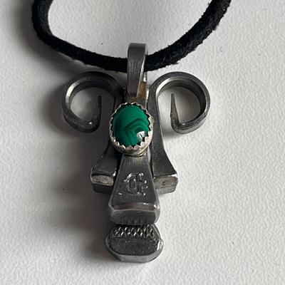 Pendant Necklace on Black String