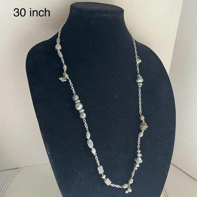 Various Silver-toned Jewelry Pieces