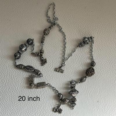 Various Silver-toned Jewelry Pieces