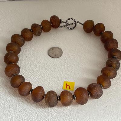 Recycled Glass Beaded Necklace