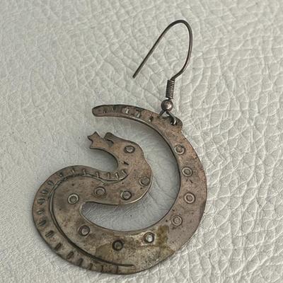 Unique Circle Statement Necklace And Earrings