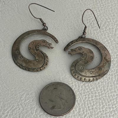 Unique Circle Statement Necklace And Earrings