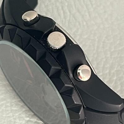 Us Polo Men's Black Red Wristwatch