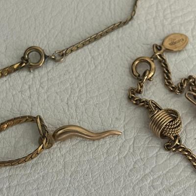Variety of Gold-Tone Jewelry