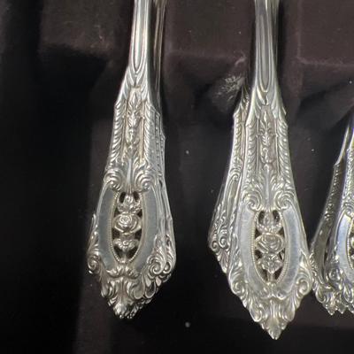 63 pieces of Wallace sterling silverware