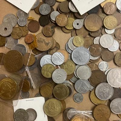 Flat of mostly foreign currency