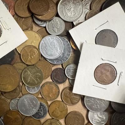 Flat of mostly foreign currency