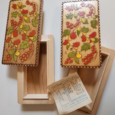Pair of Russian Tourist Boxes