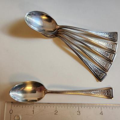 Set of Silver Demitasse Spoons