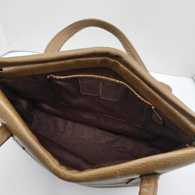 Vintage Justin Cowhide Leather Bag