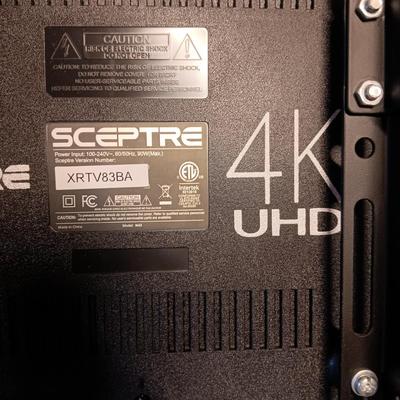 SCEPTRE 43" TV 4K UHD