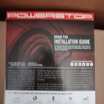NEW POWERSTOP BRAKE PADS AND ROTORS PLUS VARIOUS AUTO PARTS