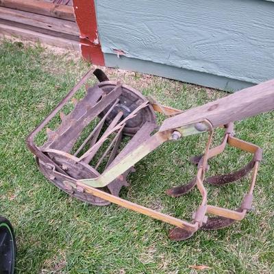 Antique hand cultivator