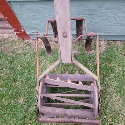 Antique hand cultivator
