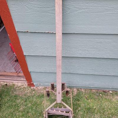 Antique hand cultivator