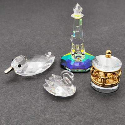 Swarovski Crystal Lot Of (4)
