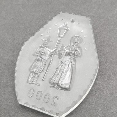 Collectible Crystal Christmas Ornaments (2)
