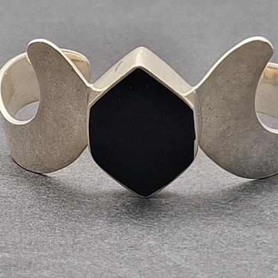 Black Onyx & Sterling Silver Jewelry 50.7gr
