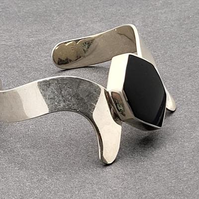 Black Onyx & Sterling Silver Jewelry 50.7gr