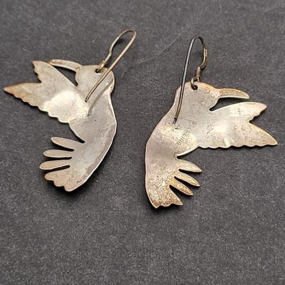 Articulated Mermaid & Birds Sterling Silver Jewelry 29.8gr